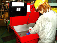 オイルタンク脱着清掃